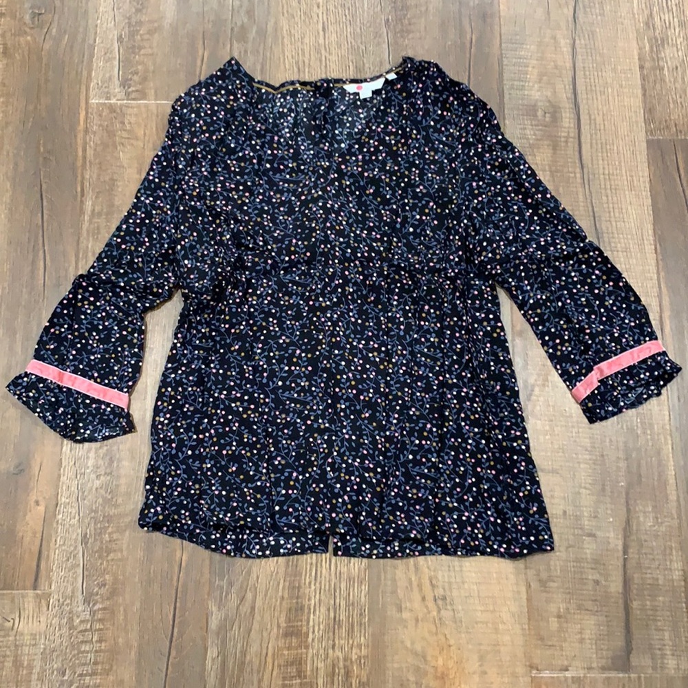Boden Button Back Top
